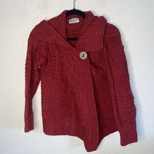 Blarney Ireland sweater merino wool fisherman Chunky Cable cottage lagen